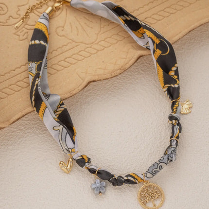 Collier Foulard - Arbre de vie