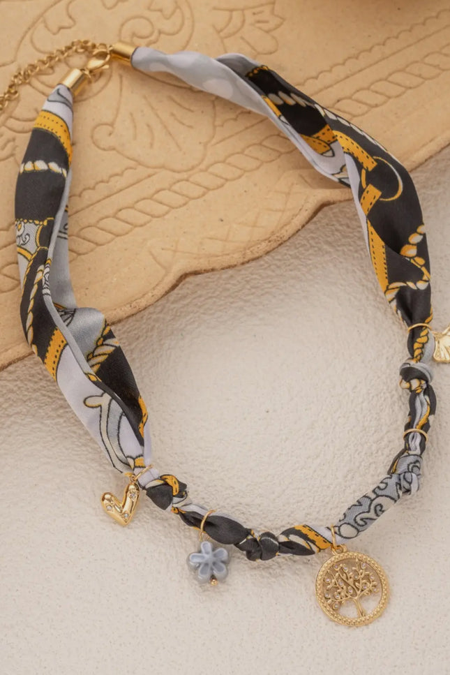 Collier Foulard - Arbre de vie