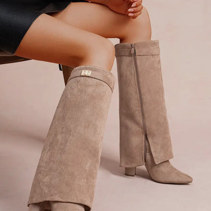 Bottes Élégance - Taupe