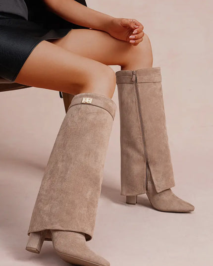 Bottes Élégance - Taupe