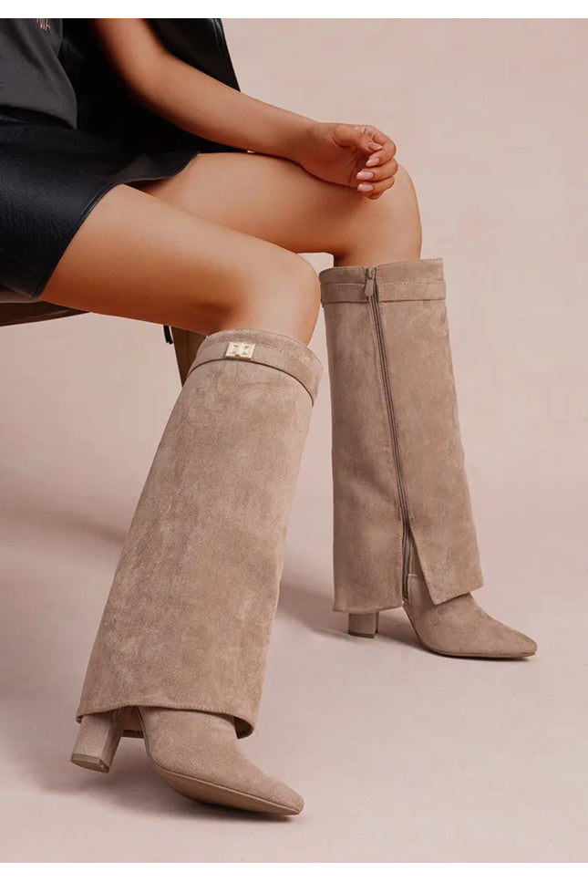 Bottes Élégance - Taupe