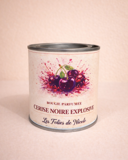 Bougie Parfumée - Cerise noire