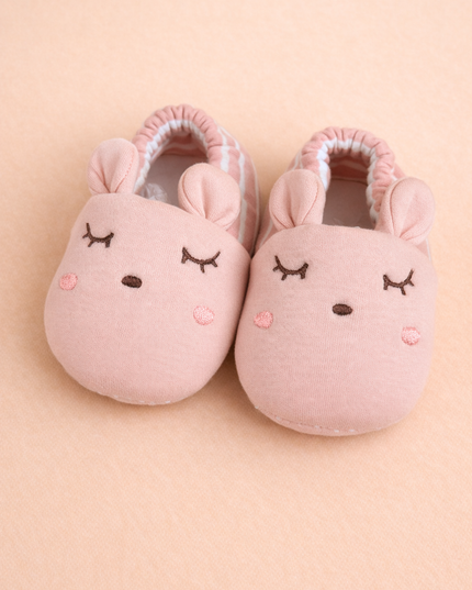 Chaussons Antidérapantes - Lapin Rose