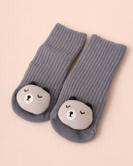 Chaussettes - Ours Gris 0-6 mois