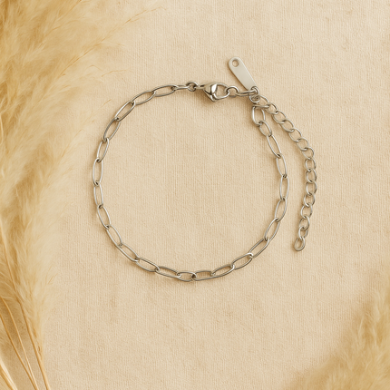 Bracelet pour charms - Argenté