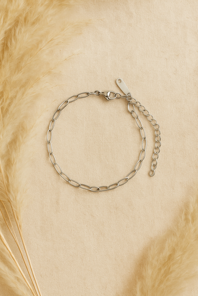 Bracelet pour charms - Argenté
