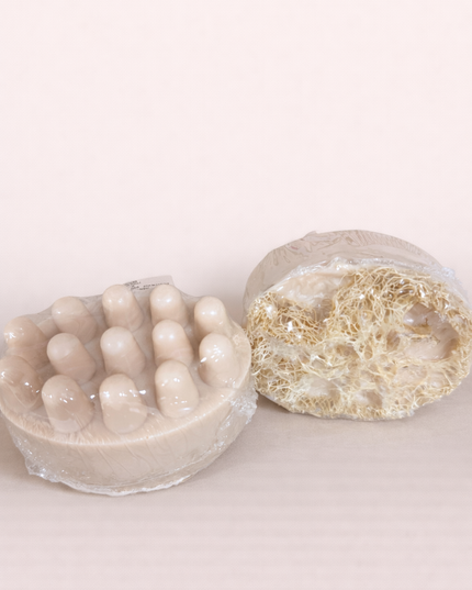 Savon de Massage Loofah - Lait de coco