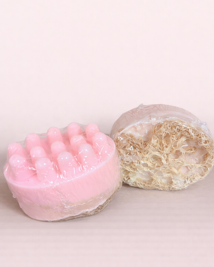 Savon de Massage Loofah - Bois de rose