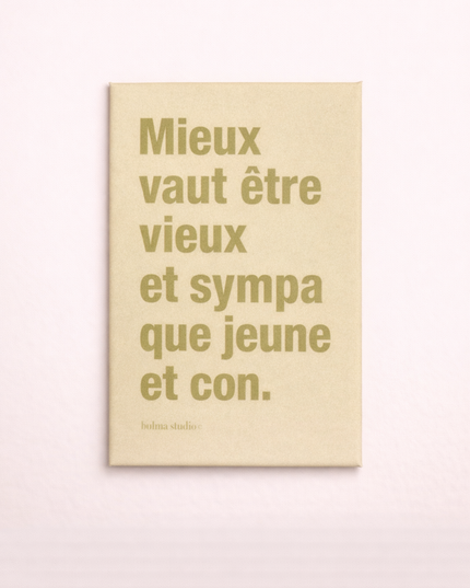 Aimant - Vieux et sympa