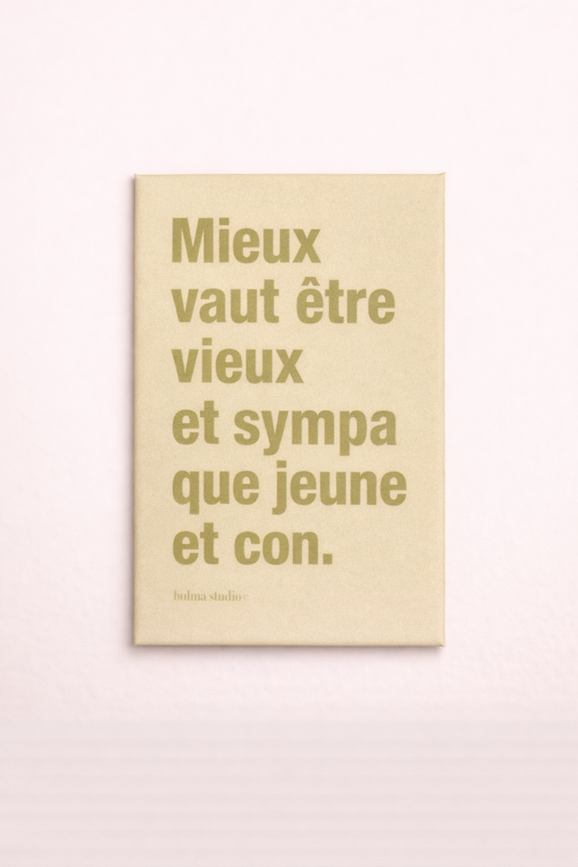 Aimant - Vieux et sympa