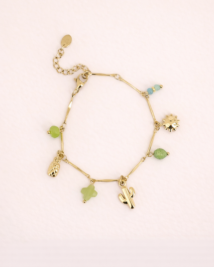Bracelet Estiva - Doré vert
