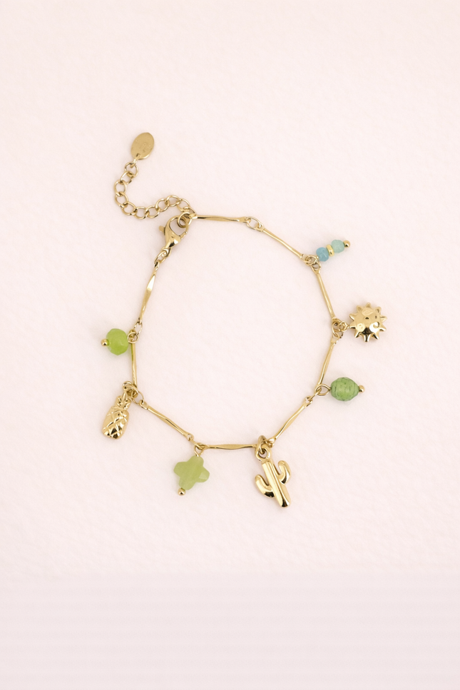 Bracelet Estiva - Doré vert