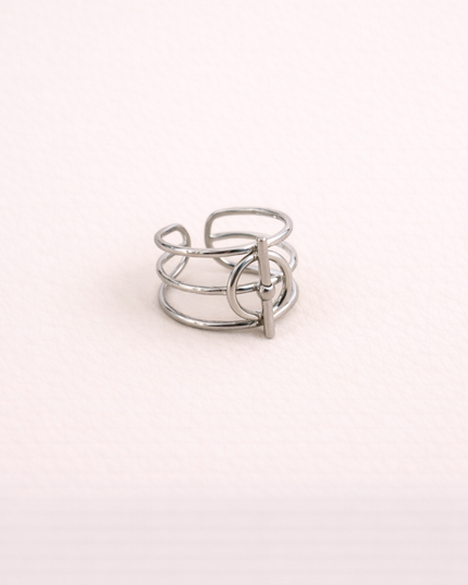 Bague Boa - Argentée