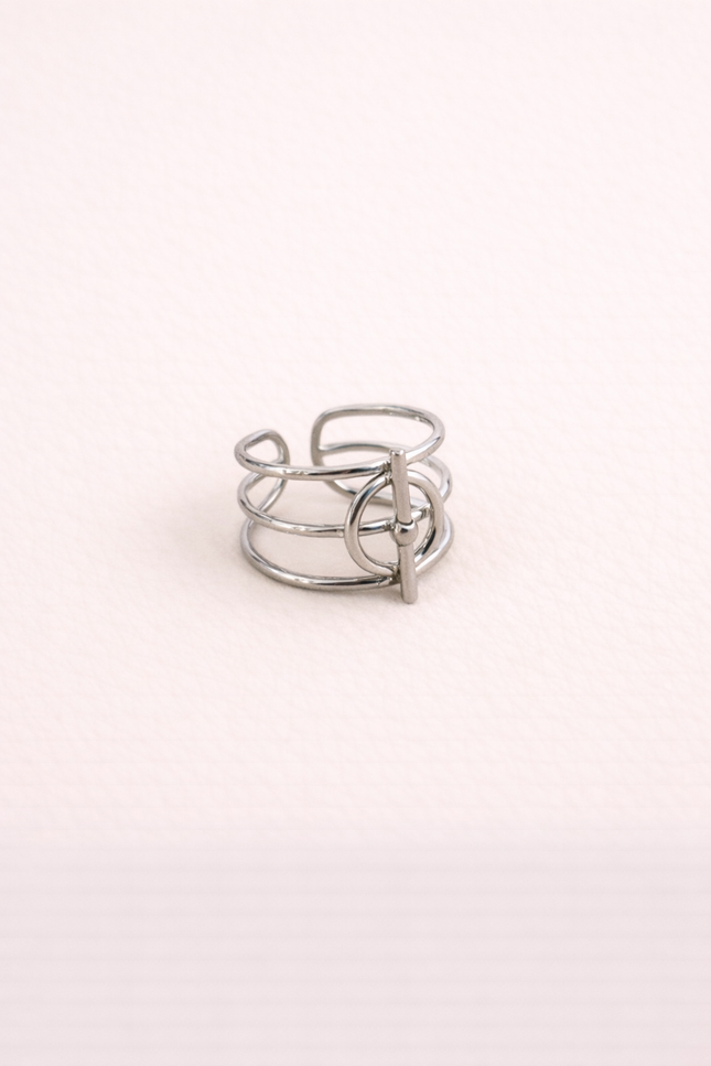 Bague Boa - Argentée