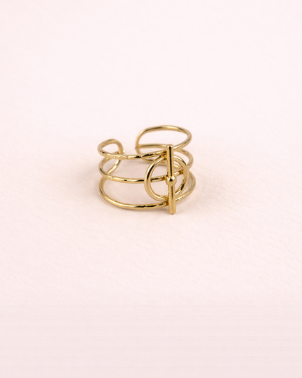 Bague Boa - dorée