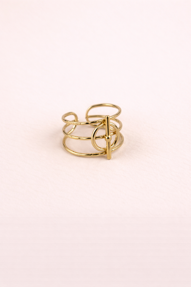 Bague Boa - dorée