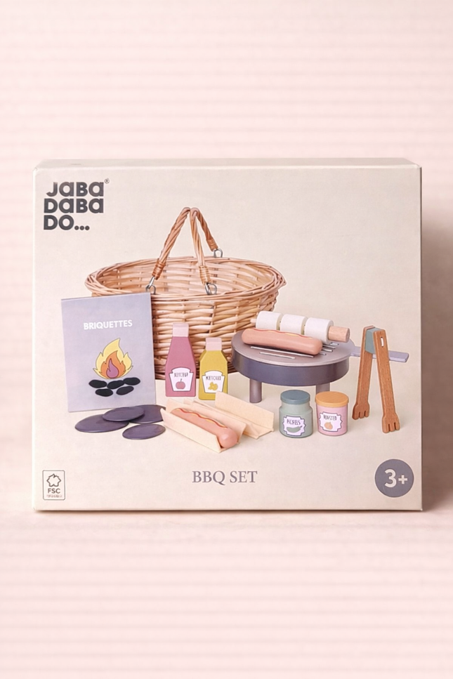 Jeu en bois - Set de barbecue