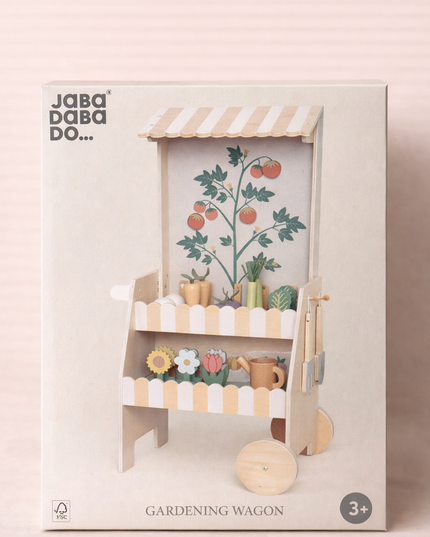 Jeu en bois - Chariot de jardinage