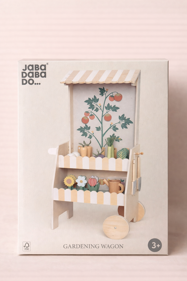 Jeu en bois - Chariot de jardinage