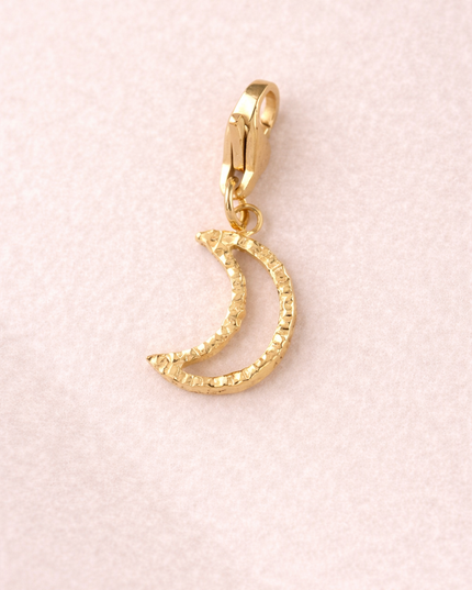 Charm Croissant de lune  - Doré