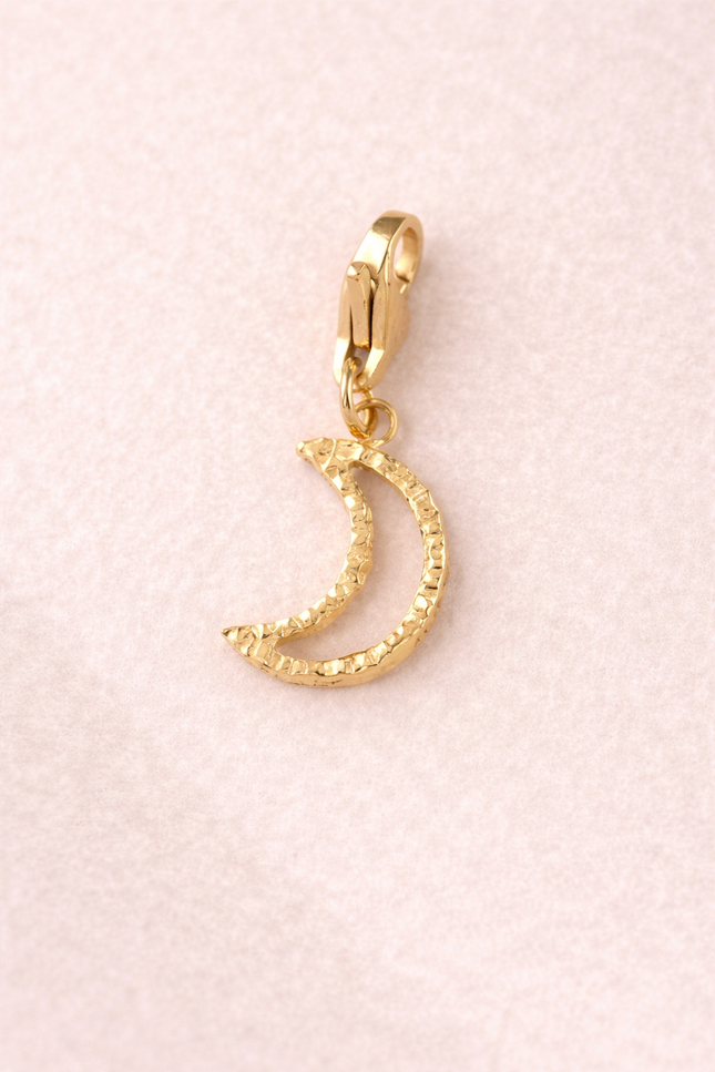Charm Croissant de lune  - Doré
