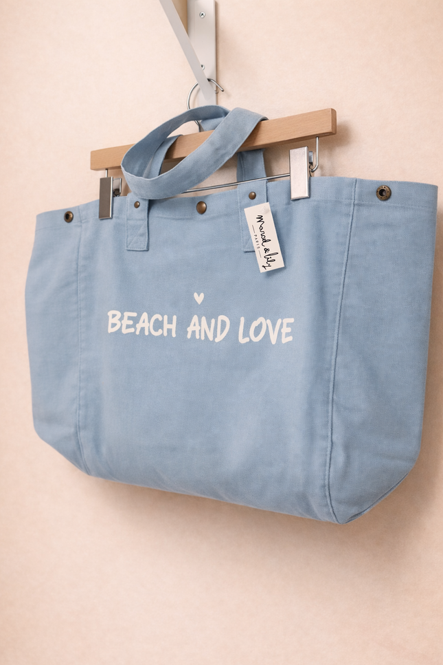 Grand Cabas Beach and Love - Bleu pastel