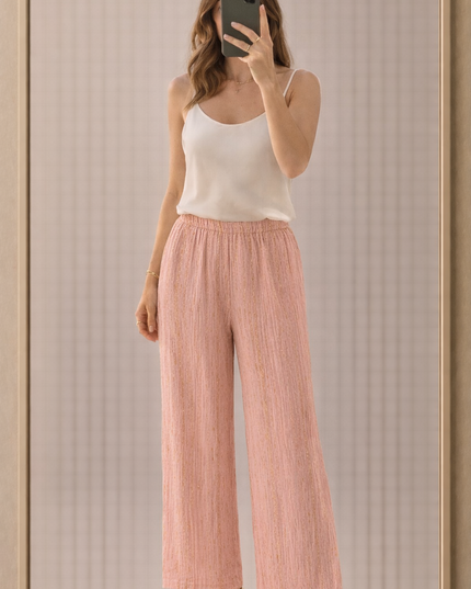 Pantalon Milano - Rose