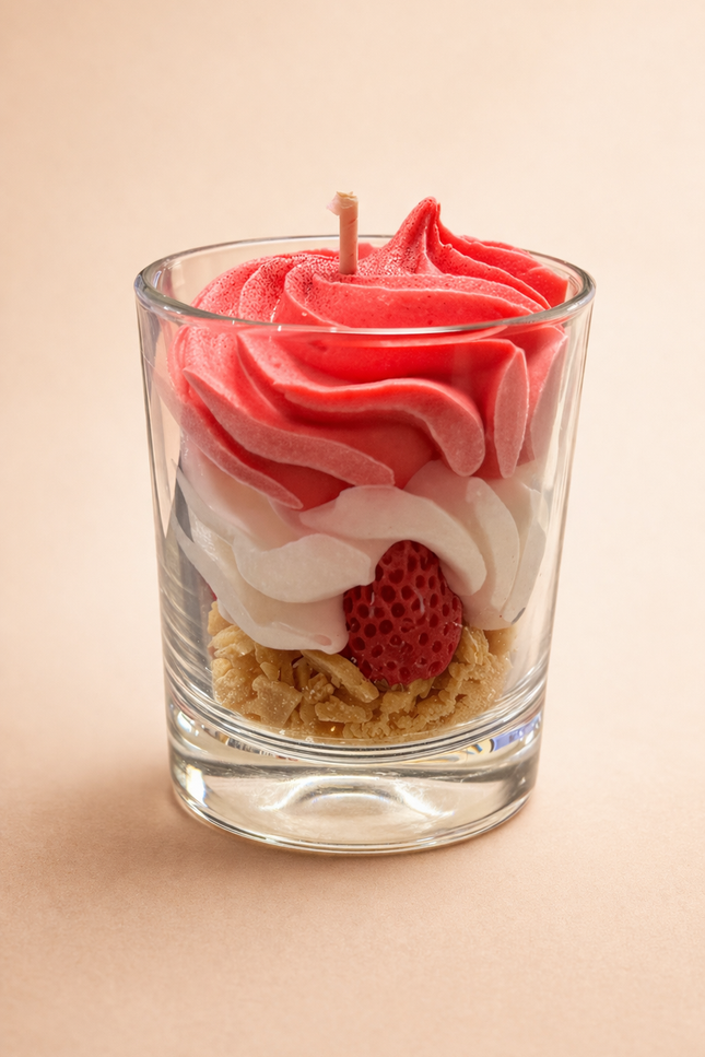 Bougie Gourmande  - Fraise des Bois