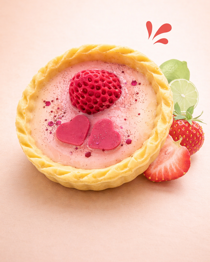 Tartelette en cire parfumée - Fraise des bois
