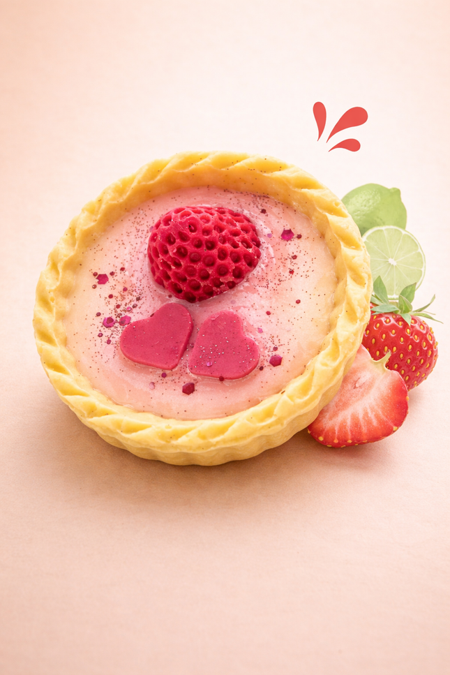 Tartelette en cire parfumée - Fraise des bois