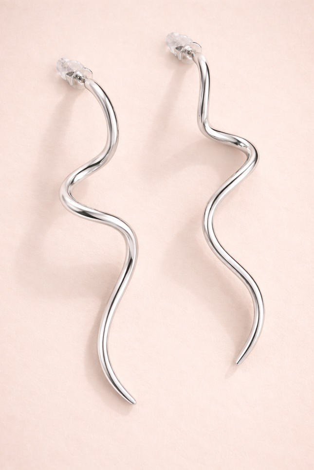 Boucles d'oreilles Indigo - Argentée