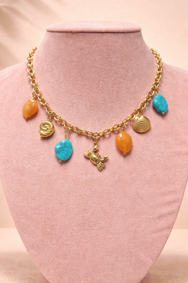 Collier Océany  - Doré