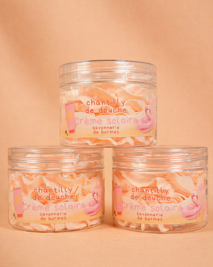 Chantilly de douche - Crème solaire