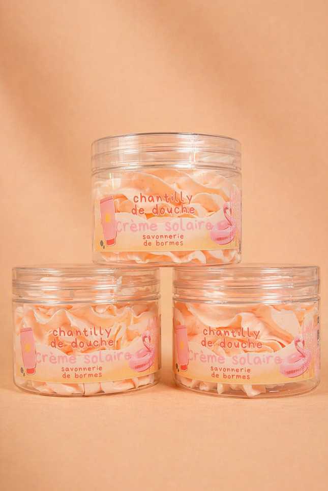 Chantilly de douche - Crème solaire