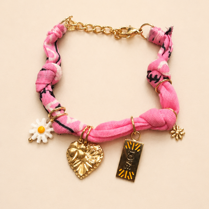 Bracelet Tissia - Doré Rose
