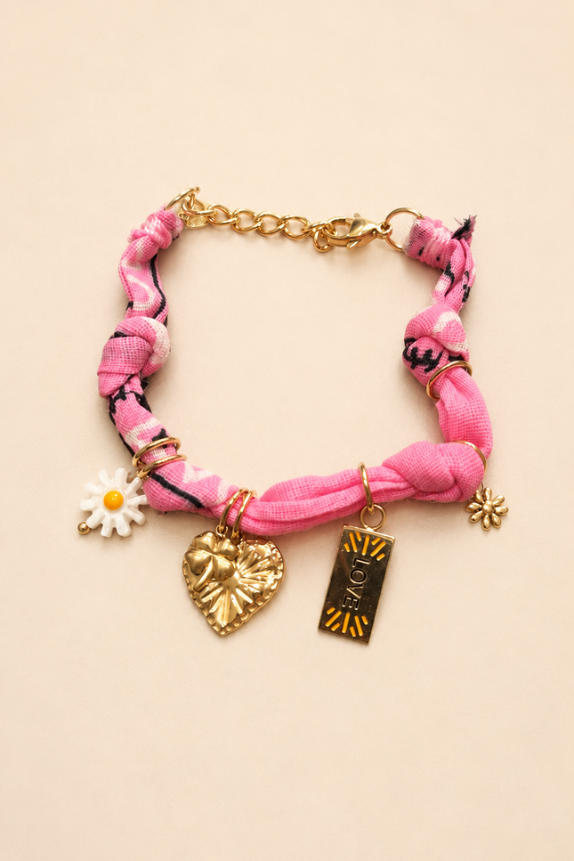 Bracelet Tissia - Doré Rose