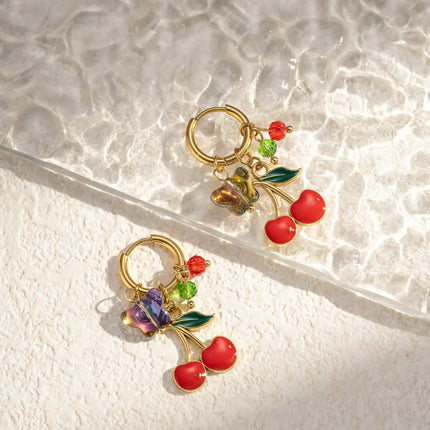 Boucles d'oreilles Cerisa - Dorée