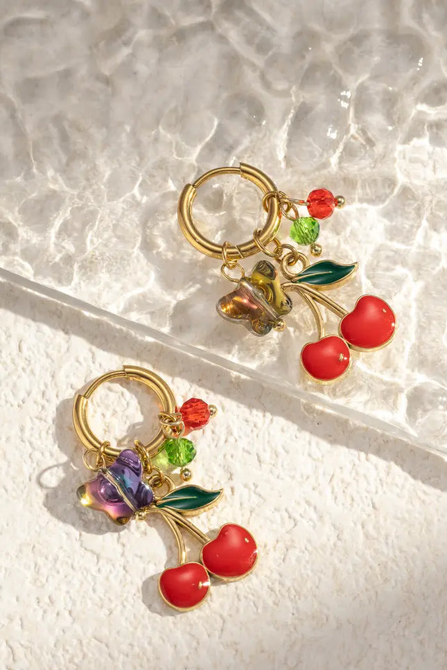 Boucles d'oreilles Cerisa - Dorée