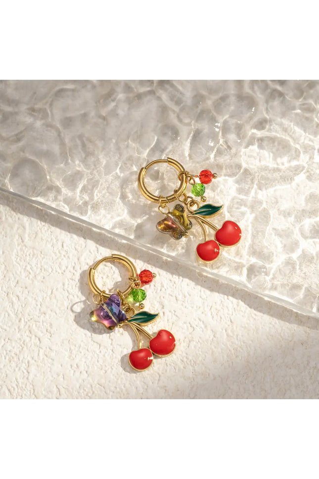Boucles d'oreilles Cerisa - Dorée