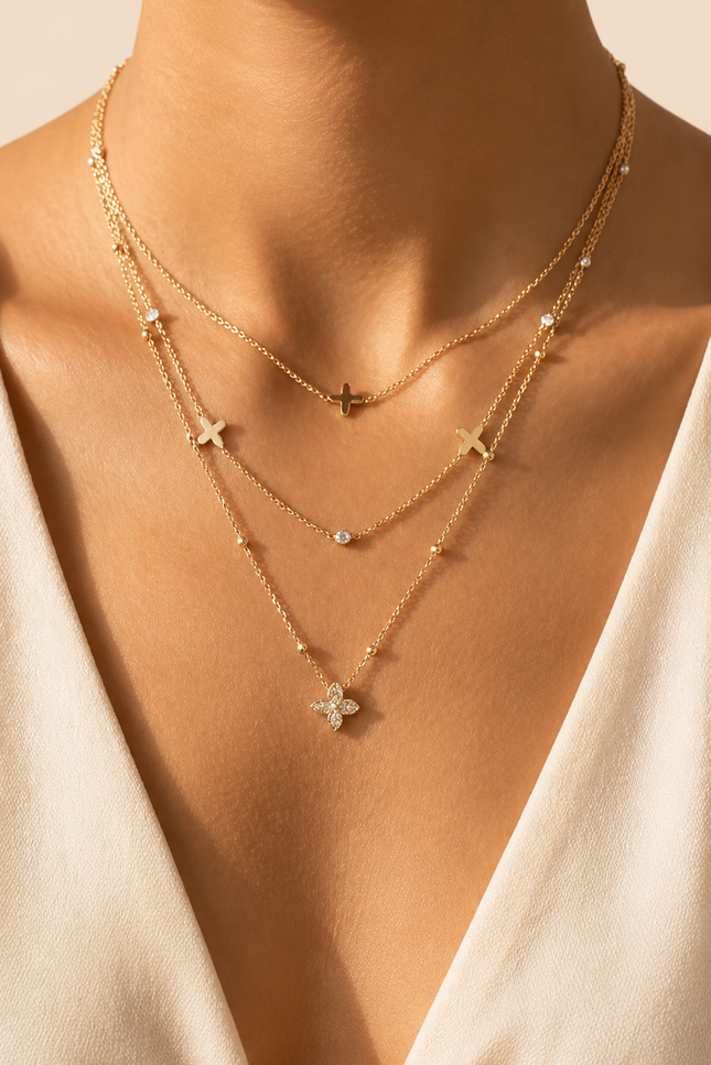 Collier Chance - doré