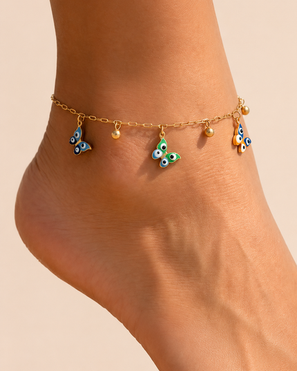 Bracelet de cheville Papilia - Doré