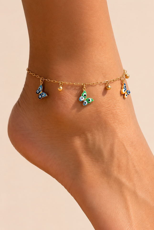 Bracelet de cheville Papilia - Doré
