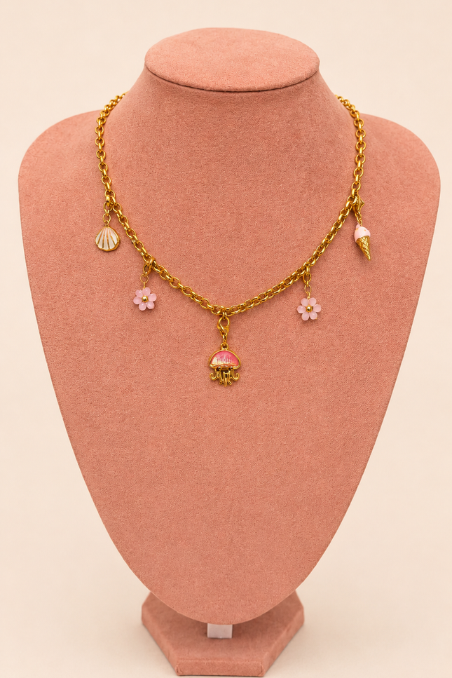 Collier Pinky Summer - Doré
