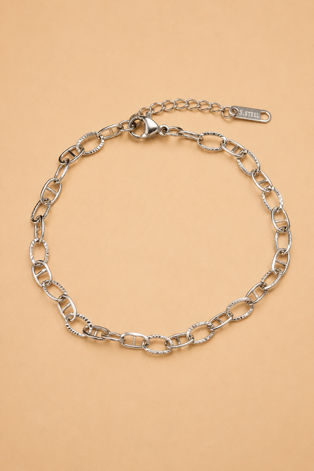 Bracelet charm Caly  - Argenté