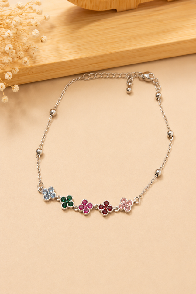 Bracelet de cheville Nova - Argenté