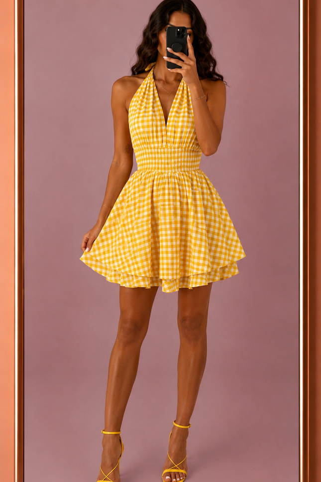 Combinaison Short Hanna - Jaune