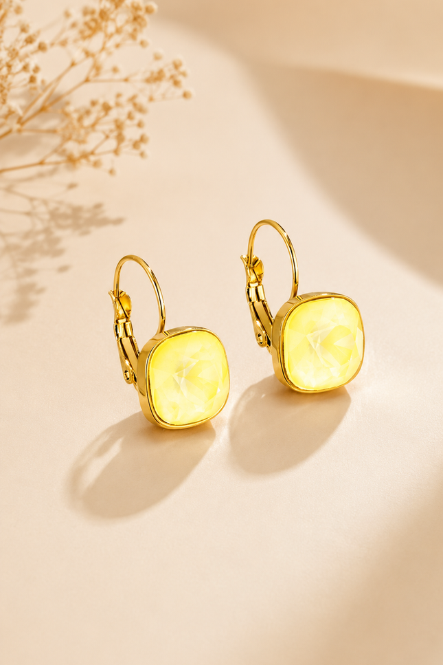 Boucles d'oreilles Aura - Jaune