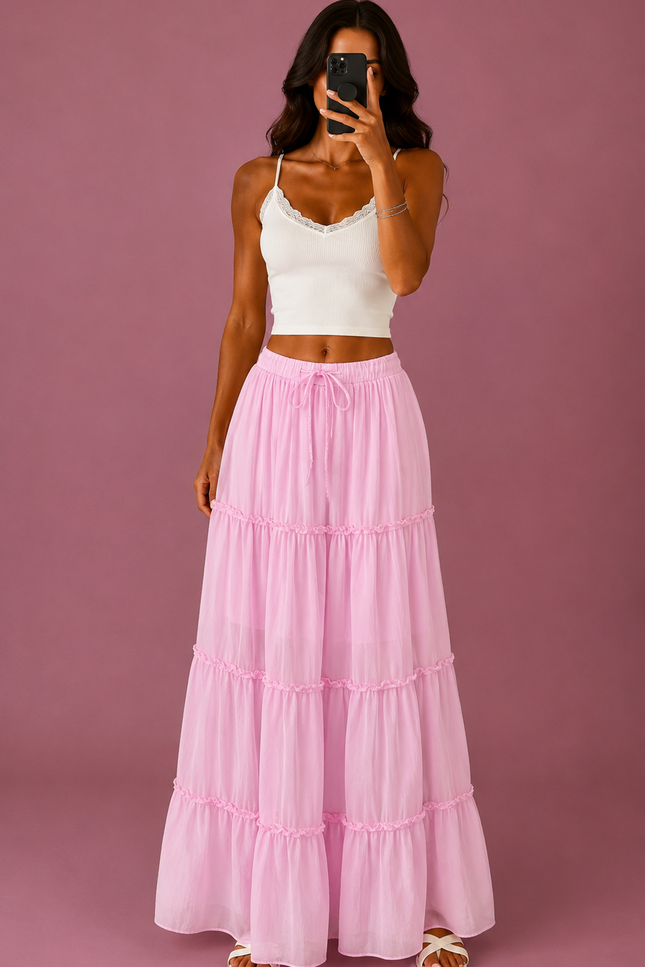 Jupe Azelia - Rose