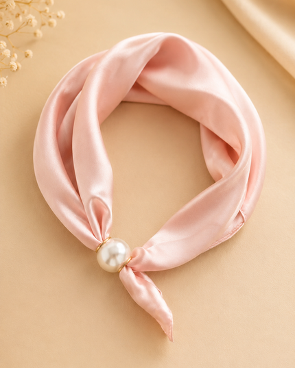 Foulard Satin - Rose