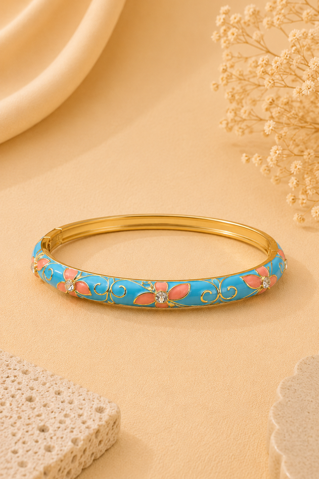 Bracelet Éclat - Bleu & Rose